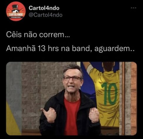 Web faz memes com vitória do Flamengo e eliminação do Corinthians da Libertadores.