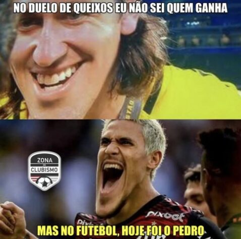 Web faz memes com vitória do Flamengo e eliminação do Corinthians da Libertadores.