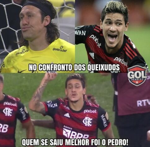 Web faz memes com vitória do Flamengo e eliminação do Corinthians da Libertadores.