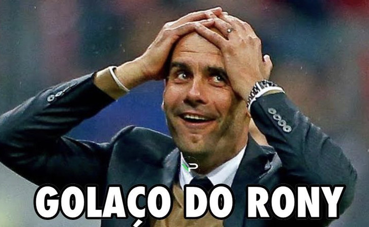 Golaço de bicicleta de Rony no empate entre Palmeiras e Fluminense rendeu memes na web.