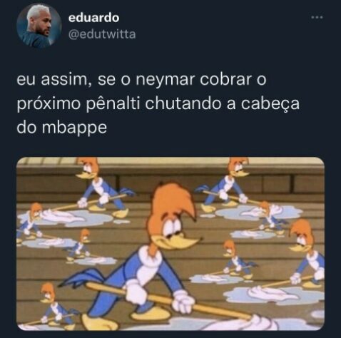 Mbappé e Neymar protagonizam memes após clima indigesto no vestiário do PSG.