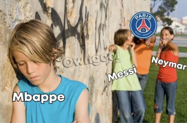Mbappé e Neymar protagonizam memes após clima indigesto no vestiário do PSG.
