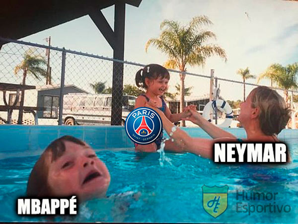 Mbappé e Neymar protagonizam memes após clima indigesto no vestiário do PSG.