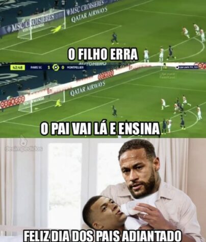 Mbappé e Neymar protagonizam memes após clima indigesto no vestiário do PSG.