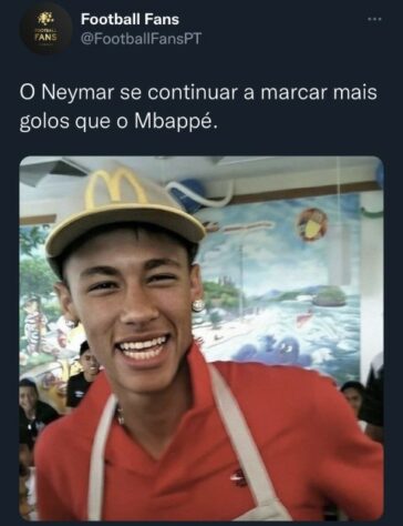 Mbappé e Neymar protagonizam memes após clima indigesto no vestiário do PSG.