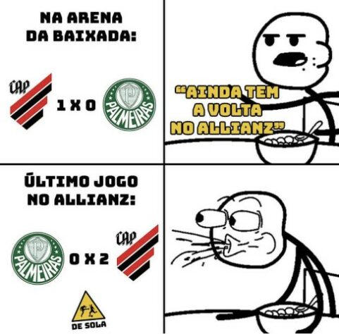 Palmeiras perde invencibilidade na Libertadores e é alvo de memes nas redes sociais,