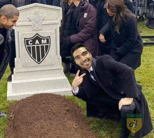 Web faz memes com a eliminação do Atlético-MG da Libertadores.