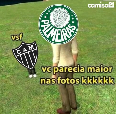 Atlético-MG, Hulk e Cuca não escapam das zoeiras após derrota para o Palmeiras.
