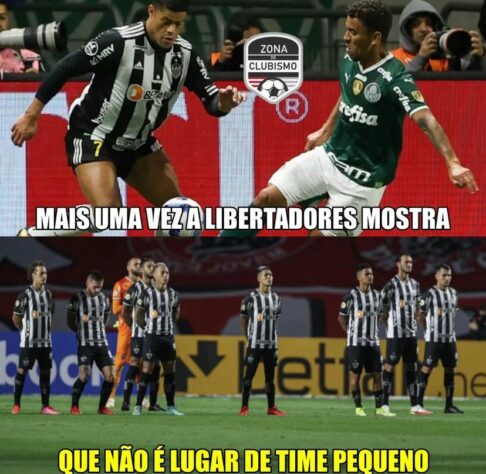 Web faz memes com a eliminação do Atlético-MG da Libertadores.