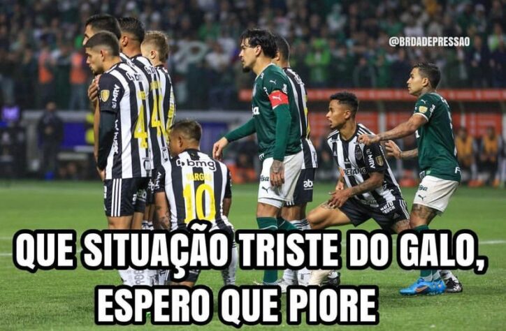 Web faz memes com a eliminação do Atlético-MG da Libertadores.