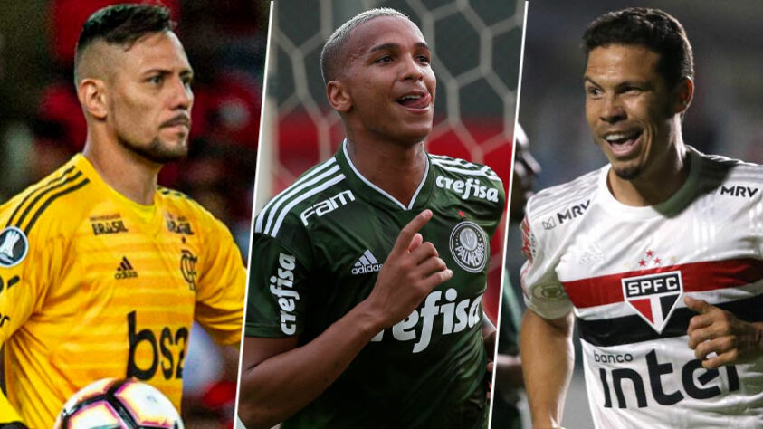 Há cinco anos, o cenário do futebol brasileiro era distinto do atual. Nomes como Borja, Deyverson, Diego Alves, Everton Ribeiro, Hernanes e Thiago Neves eram 'a bola da vez' das contratações. Relembre como foi a janela!