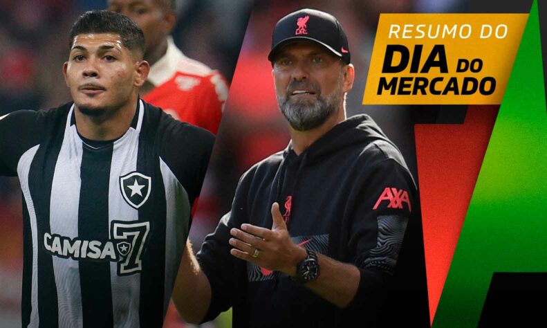 Botafogo acerta empréstimo de Erison com o futebol português. Klopp fala em necessidade do Liverpool de reforçar o meio campo. Tudo isso e muito mais no Dia do Mercado de sábado.