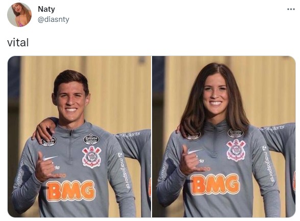 Versões femininas de jogadores do Corinthians.