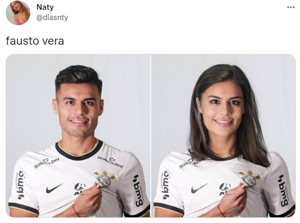 Versão feminina dos jogadores do Corinthians: Fausto Vera