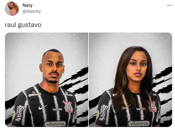 Versões femininas de jogadores do Corinthians.