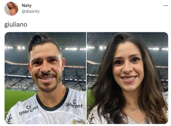 Versões femininas de jogadores do Corinthians.