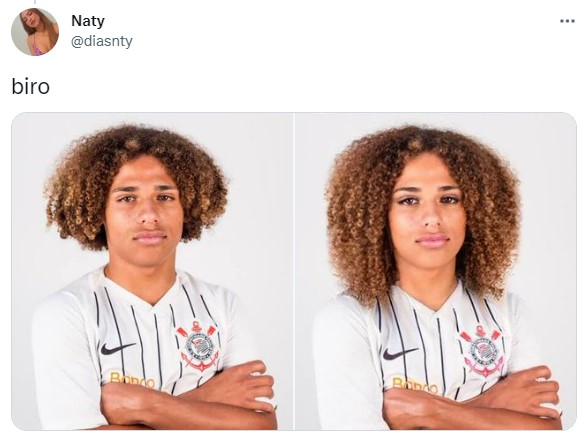 Versões femininas de jogadores do Corinthians.