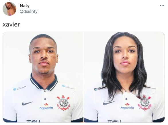 Versões femininas de jogadores do Corinthians.