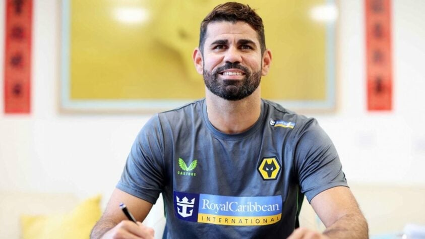 Diego Costa (atacante / 34 anos) - está sem clube desde que deixou o Wolverhampton (Inglaterra) em julho de 2023
