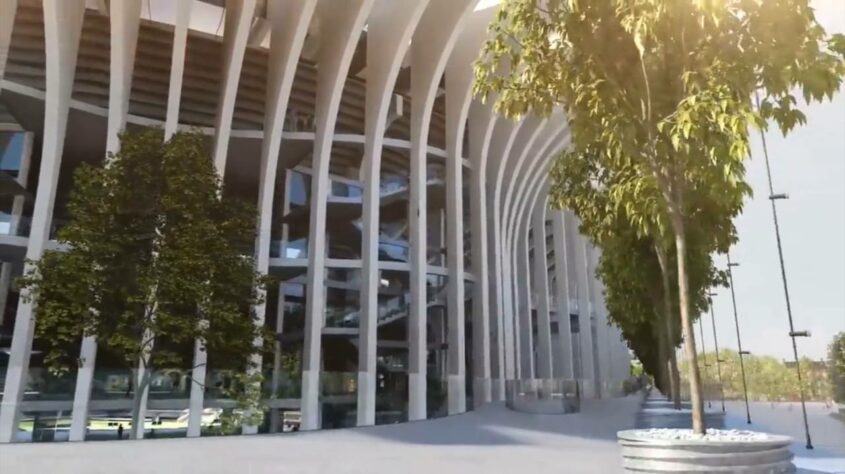 A área em volta do estádio, também localizado no bairro San Siro, será toda reformulada. 