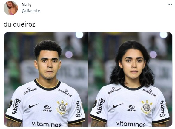 Versão feminina dos jogadores do Corinthians: Du Queiroz