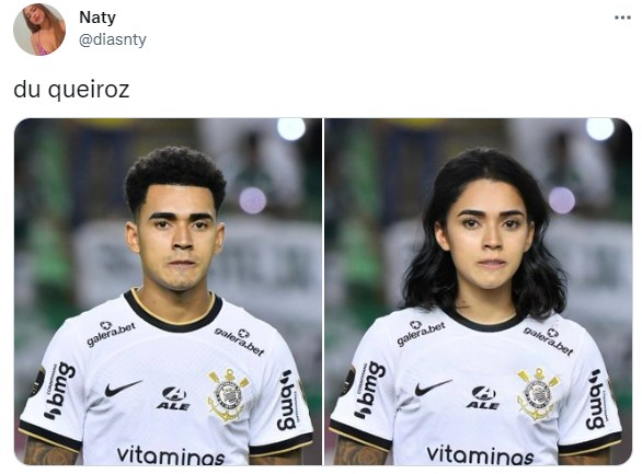 Versões femininas de jogadores do Corinthians.