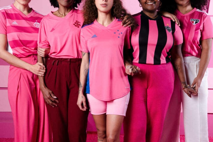 Baseadas nos modelos tradicionais de cada clube, essas são as camisas lançadas pela Adidas para Atlético Mineiro, Cruzeiro, Flamengo, Internacional e São Paulo.