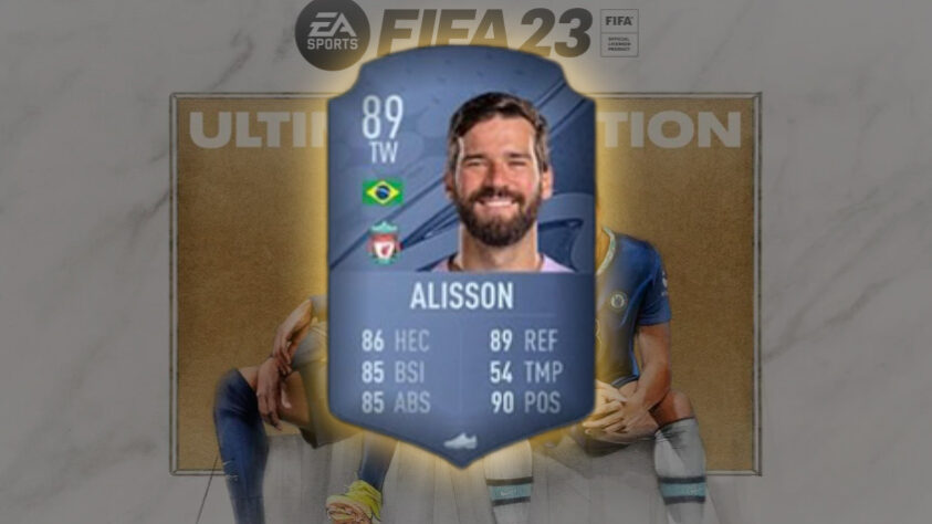 Alisson (BRA) - goleiro do Liverpool - 29 anos - Overall: 89