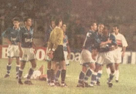 Cruzeiro x São Paulo - 1995 - Copa Ouro - Campeão: Cruzeiro - Placar agregado: 1 a 1 (4 a 1 nas penalidades) 