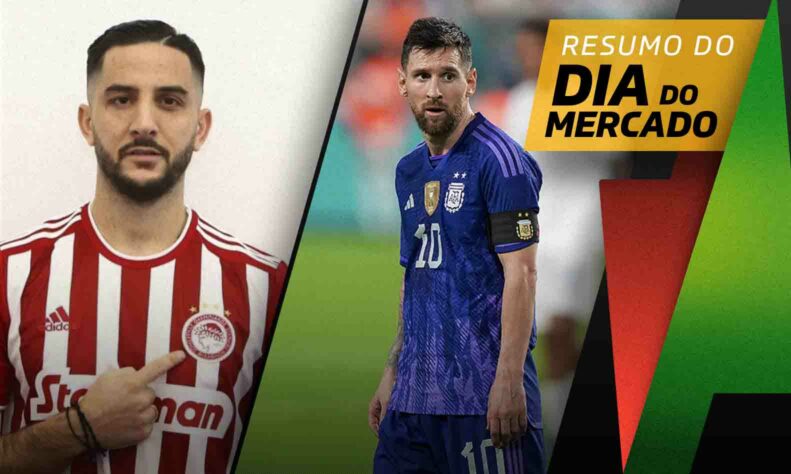 Carrasco do Barcelona é anunciado em novo clube, PSG quer renovar com Messi... Tudo isso e muito mais no Dia do Mercado deste sábado (24)!