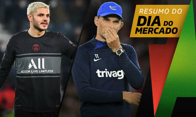 Chelsea tem na mira o substituto de Tuchel, Icardi deixa o PSG e acerta com novo clube... tudo isso e muito mais no resumo do Dia do Mercado desta quarta-feira (07)!