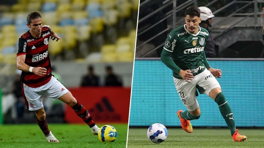 Filipe Luís (Flamengo) x Piquerez (Palmeiras)