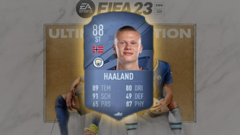 Erling Haaland (NOR) - atacante do Manchester City - 22 anos - Overall: 88