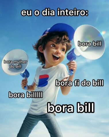 Internautas fazem memes com "Bora, Bill", brincadeira com vídeo que viralizou nas redes sociais.