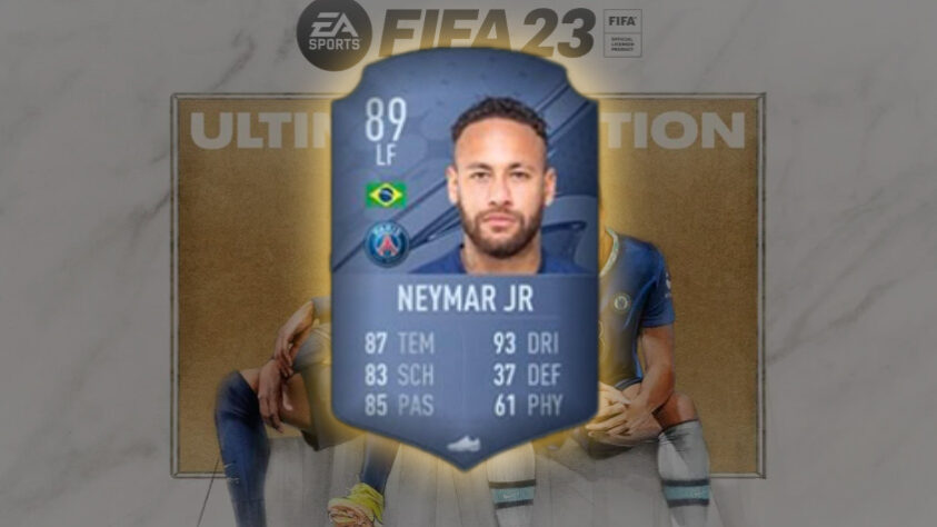 Neymar (BRA) - ponta do Paris Saint-Germain - 30 anos - Overall: 89