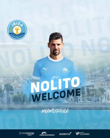 FECHADO - Em transferência gratuita, Nolito, jogador de 35 anos, fechou com o Unión Deportiva Ibiza. O atleta vai jogar por duas temporadas na equipe.