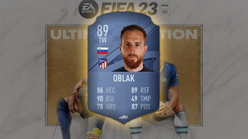 Jan Oblak (ESL) - goleiro do Tottenham - 29 anos - Overall: 89