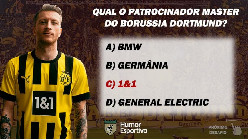 A empresa de telecomunicações 1&1 é a principal patrocinadora do Borussia Dortmund. A princípio, o acordo tem validade até junho de 2025.