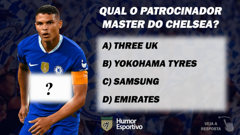 Qual o patrocinador master do Chelsea?