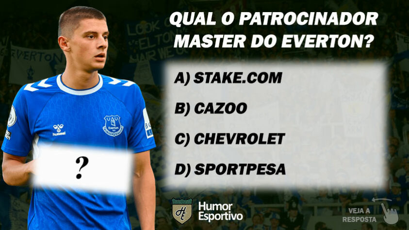 Qual o patrocinador master do Everton?