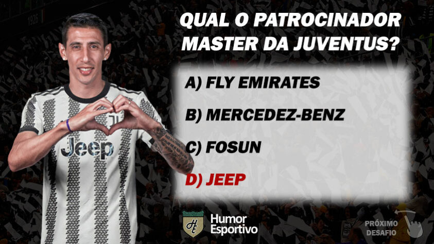 A Jeep já tem uma parceria consolidada e duradoura com a Juventus. O acordo atual é válido até 2024.