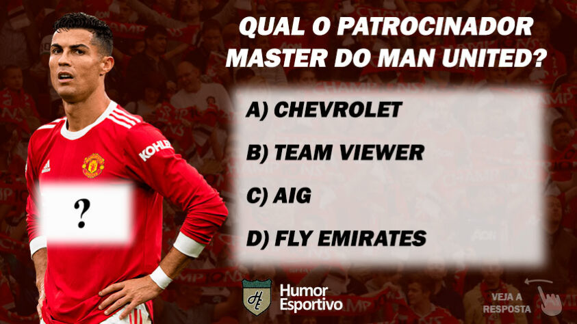 Qual o patrocinador master do Manchester United?