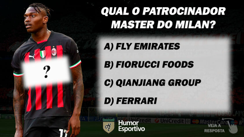 Qual o patrocinador master do Milan?