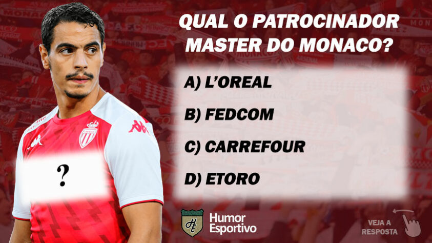 Qual o patrocinador master do Monaco?