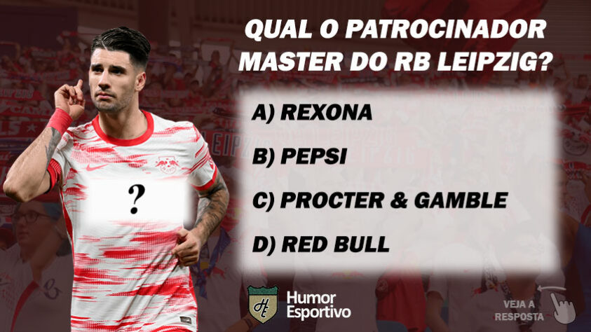 Qual o patrocinador master do RB Leipzig?