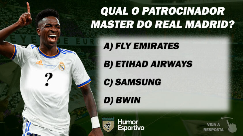 Qual o patrocinador master do Real Madrid?