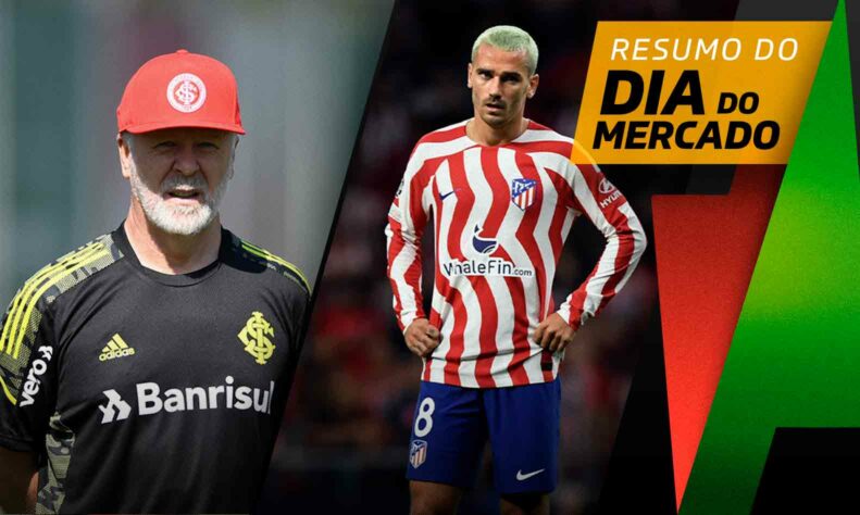 O Internacional definiu o futuro de Mano Menezes no clube, o Barcelona quer processar o Atlético de Madrid por causa de Griezmann... tudo isso e muito mais no resumo do Dia do Mercado desta sexta-feira (09)!