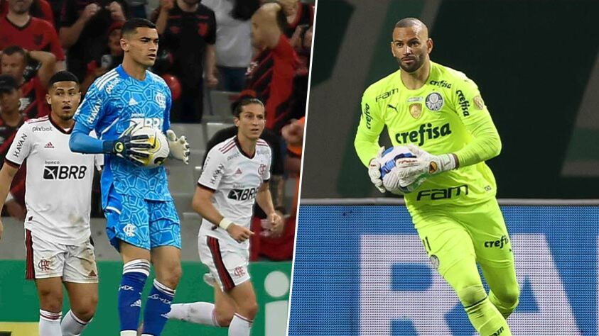 Santos (Flamengo) x Weverton (Palmeiras)