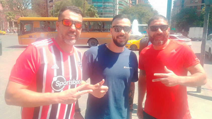 Cristiano, Alexandre e Guilherme são amigos de Guarulhos (Grande São Paulo)
