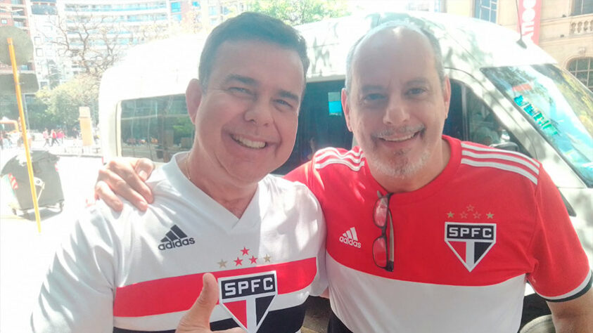 Ricardo Castro, 53 anos, e Sebastian Palma, 60, são do Morumbi (zona oeste de SP) e Mooca (zona leste de SP)